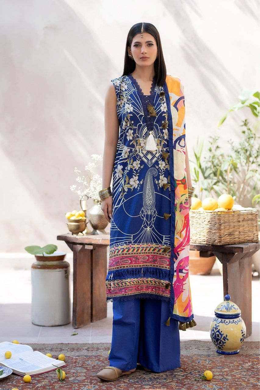 Mahr Mah By Paltar Luxury Printed Lawn 3PC