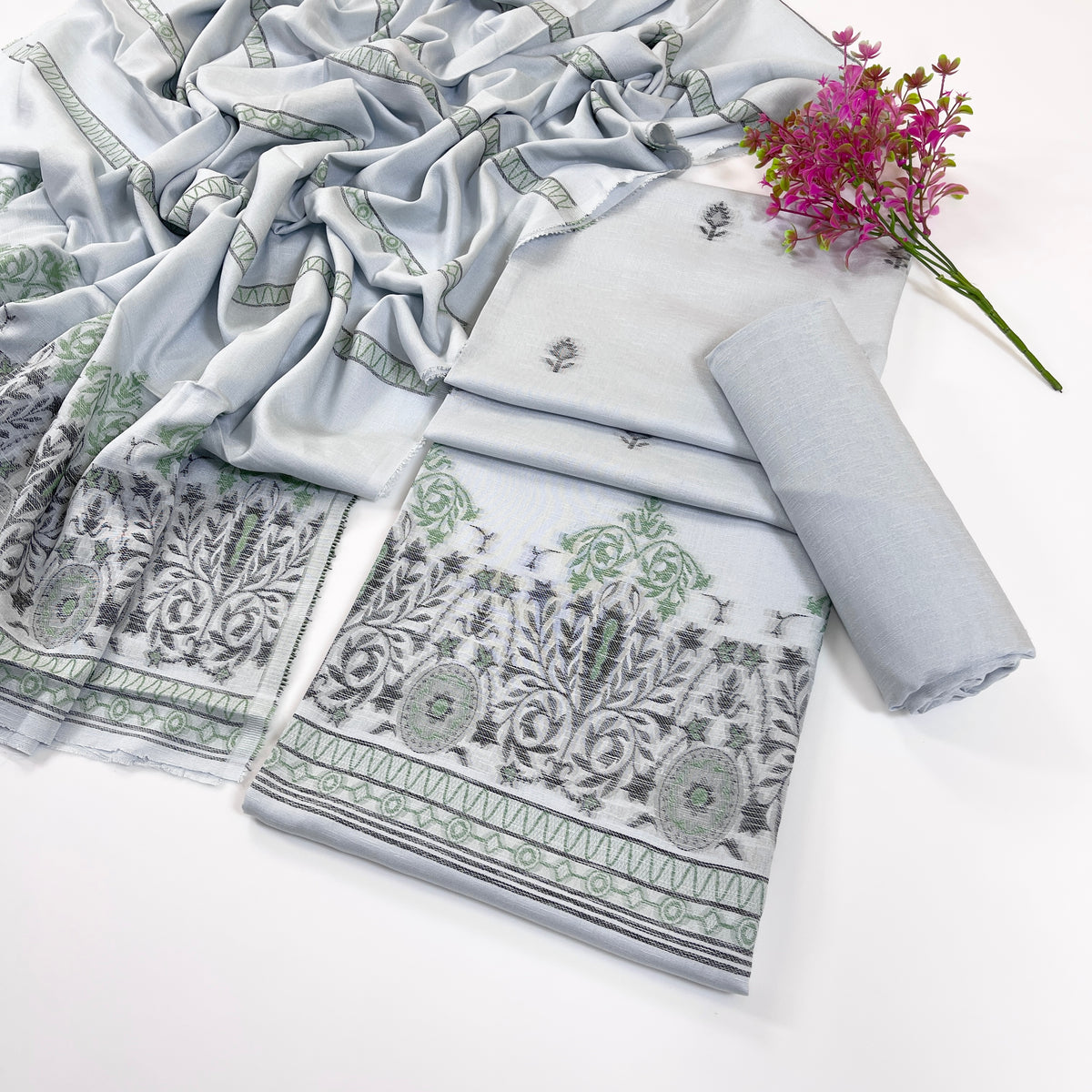 Sapphire Jacquard Karandi 3PC
