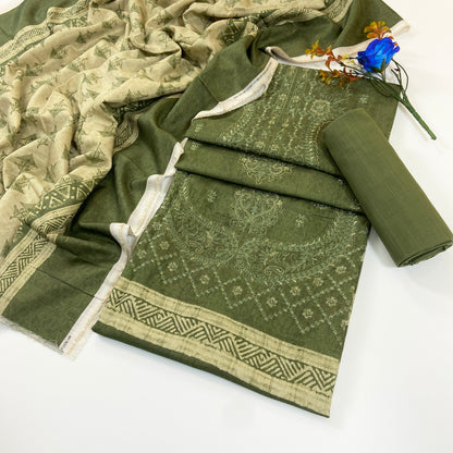 Anaya Noor Winter 2026 Plain Emb Khaddar 3PC