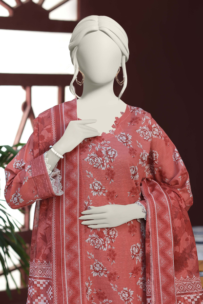 Almeerah Vol-3 Digital Printed Stripe Dora 3PC