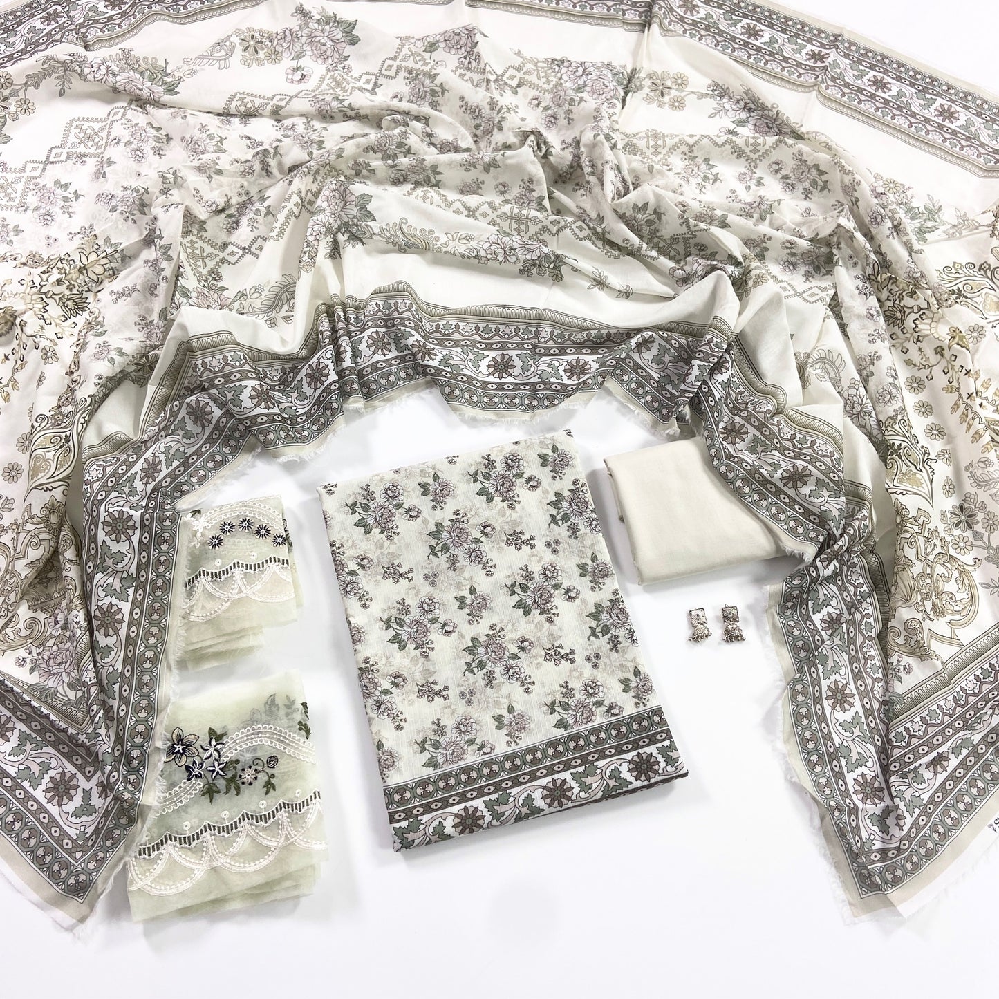 Shanaya Digital Emb Lawn 3PC