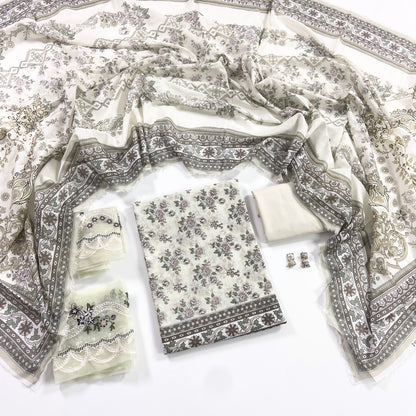 Shanaya Digital Emb Lawn 3PC