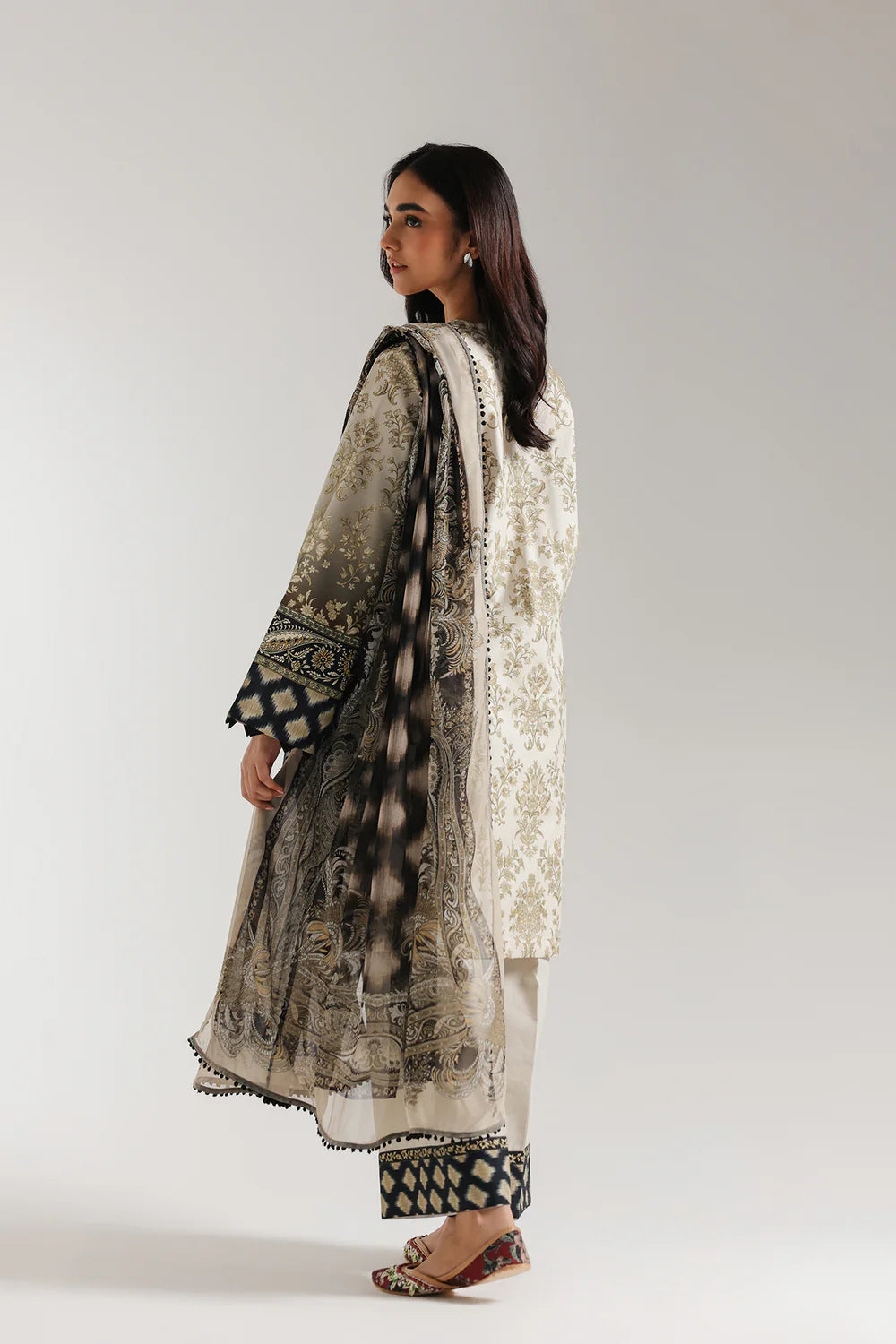 Ethnic Digital Printed Lawn 3PC