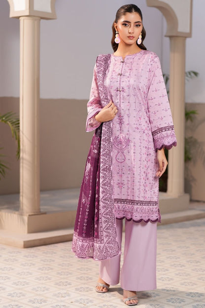 Jacquard By Regalia Digital Printed Lawn 3PC