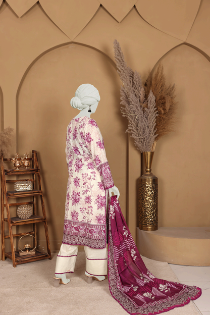 Imsha By Murashe Digital Printed Doria Lawn 3PC