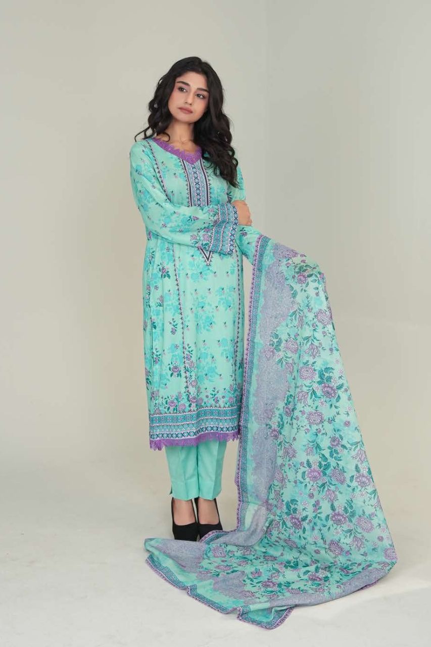 Basant Digital Printed Lawn 3PC