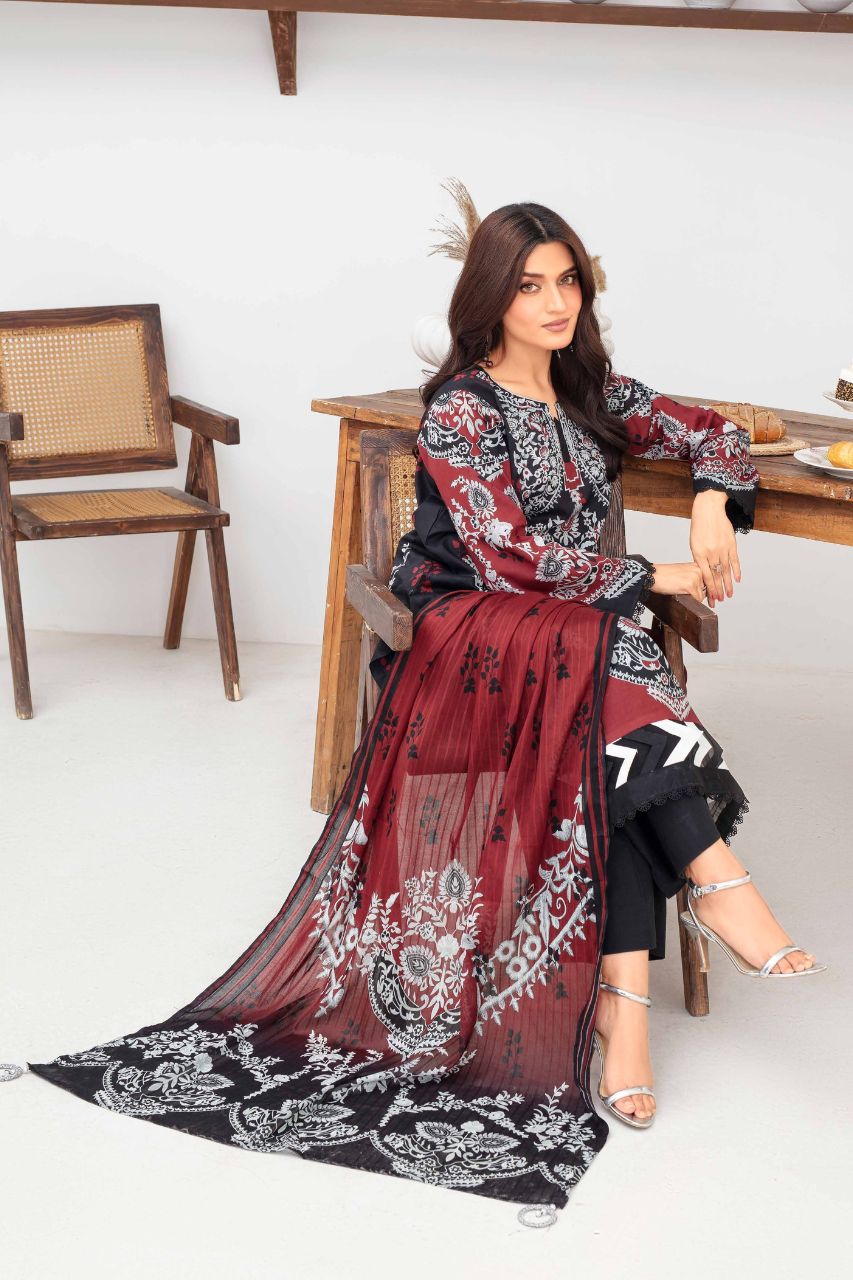 Fabiha By Feroza Digital Printed Lawn 3PC