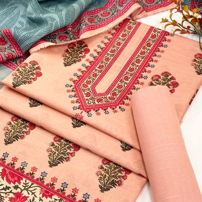 Mashaim Digital Printed Khaddar 3PC
