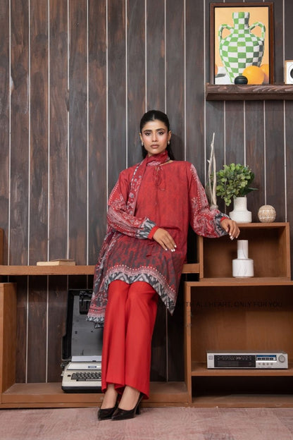 Nigaah By Safa Noor Digital Printed Lawn 3PC