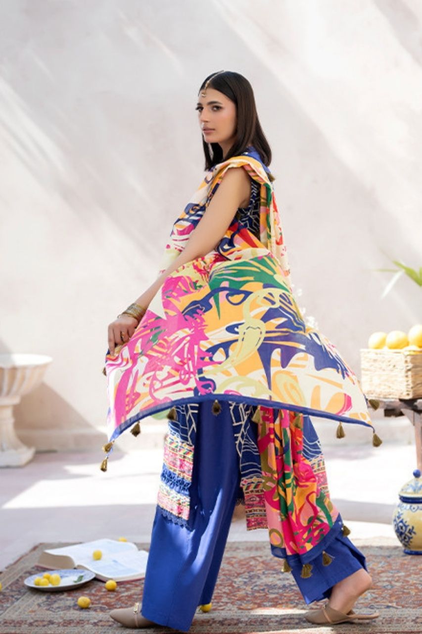 Mahr Mah By Paltar Luxury Printed Lawn 3PC