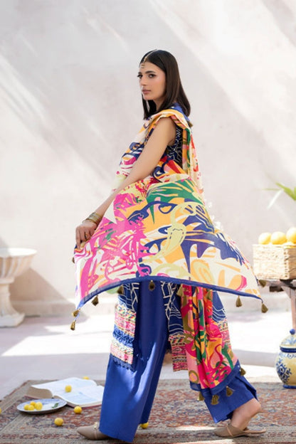 Mahr Mah By Paltar Luxury Printed Lawn 3PC
