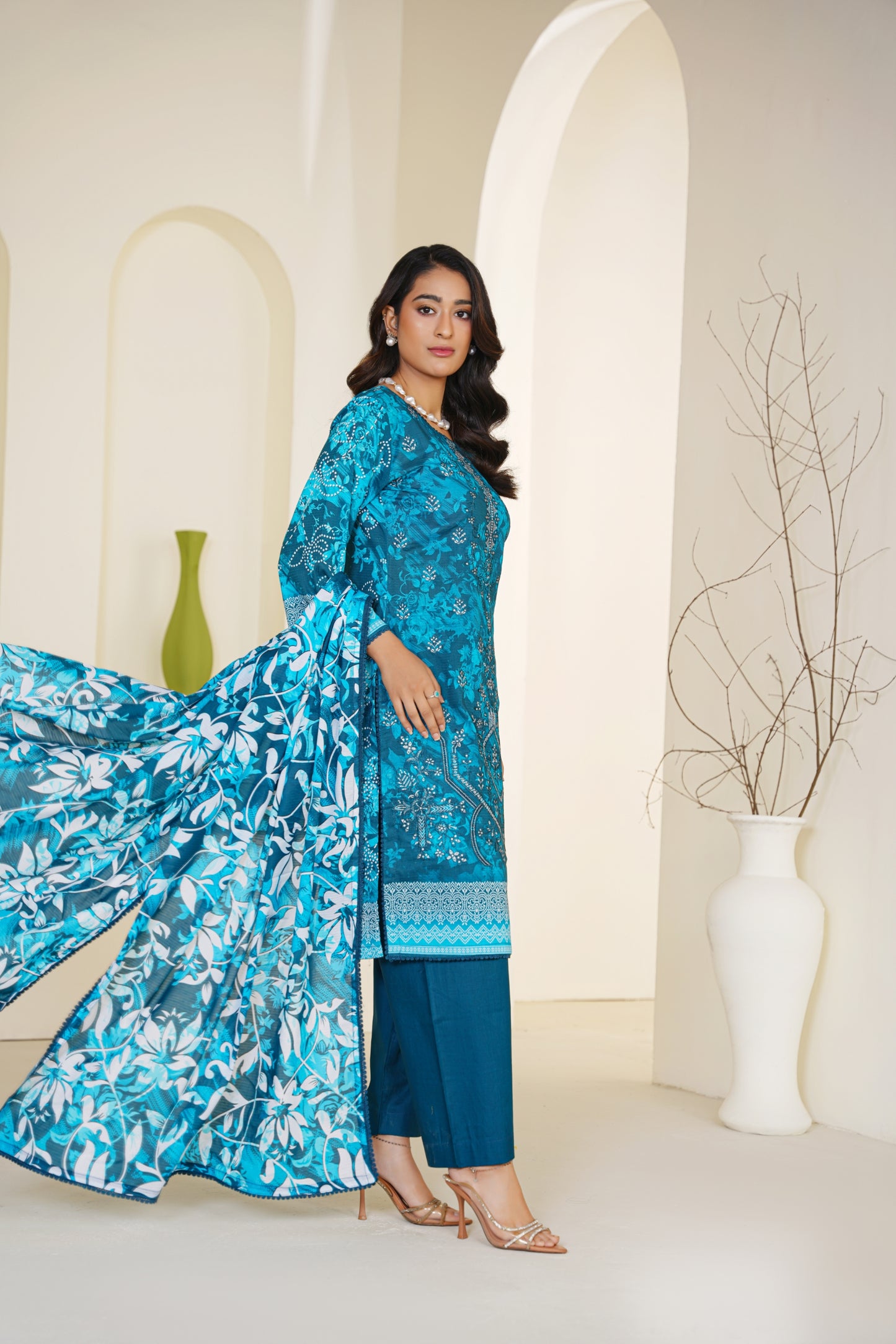 Rang Reza By Anaya Noor Embroidered Bana Dora 3PC