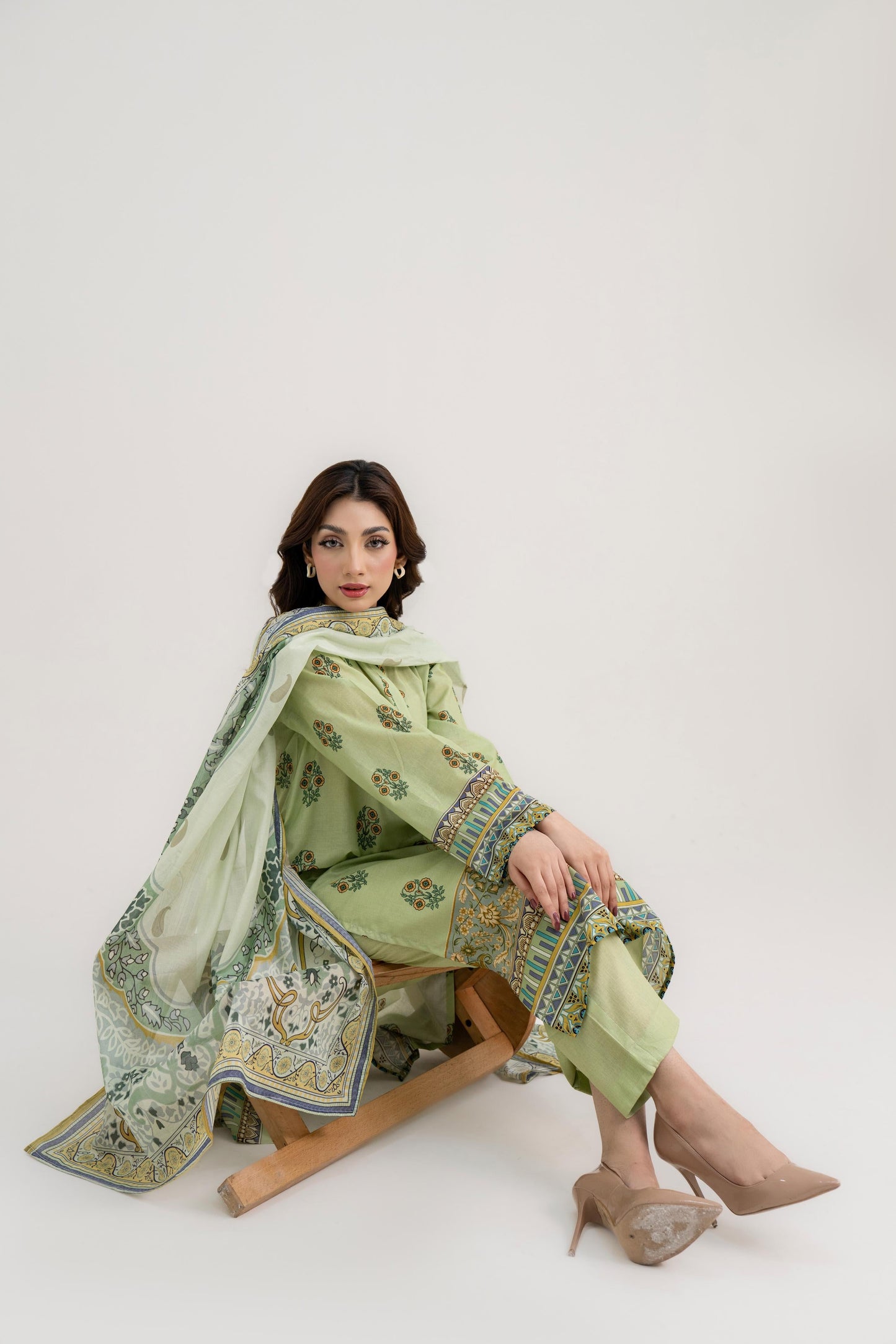 Sarah By Shanaya Premium Printed Lawn 3PC