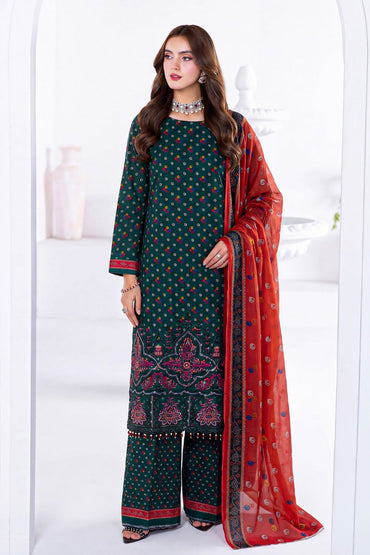 Aks-e-Noor By Anaya Noor Emb Laser-Cut Lawn 3PC