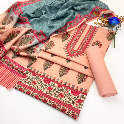 Mashaim Digital Printed Khaddar 3PC