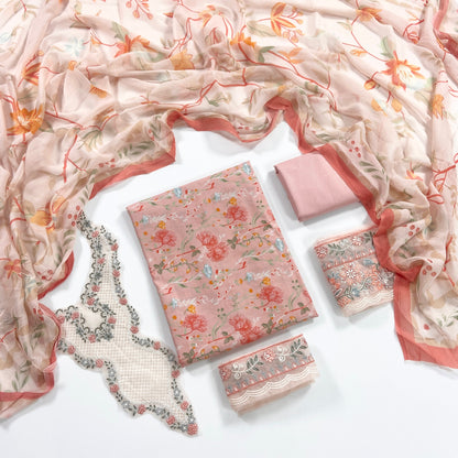 Nura By Shanaya Digital & Emb Lawn Collection 3PC