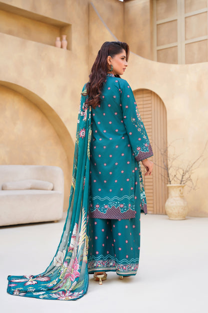 Floral By Anaya Noor Digital Printed Lawn 3PC