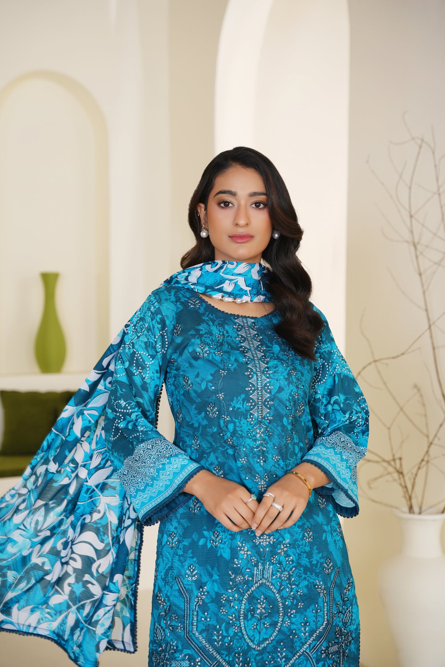 Rang Reza By Anaya Noor Embroidered Bana Dora 3PC