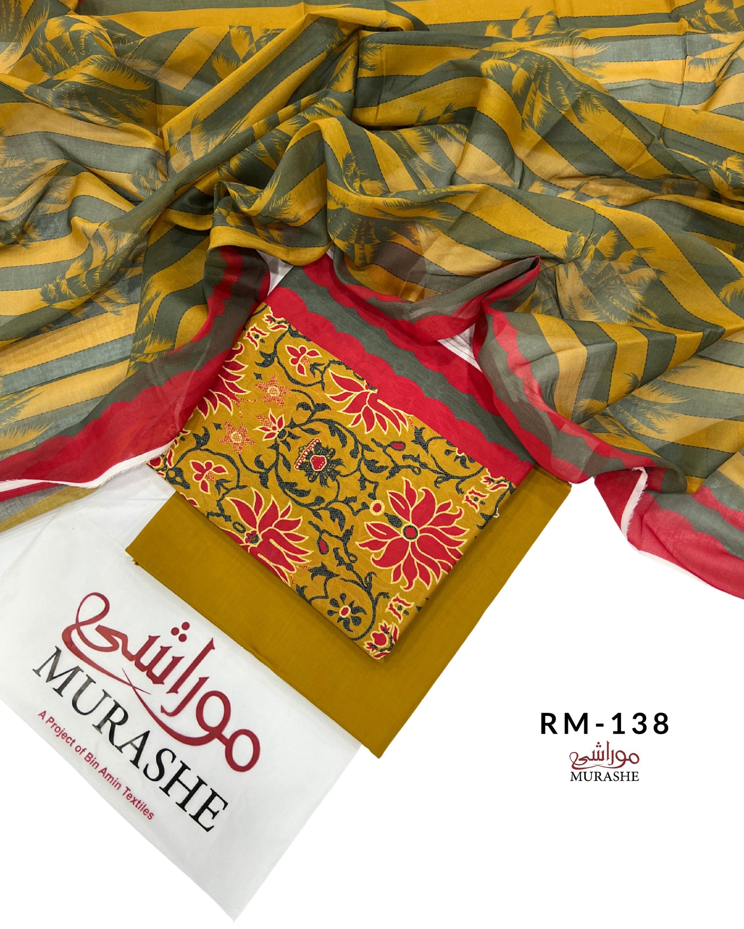 Rijja By Murashe Digital Printed Lawn 3PC