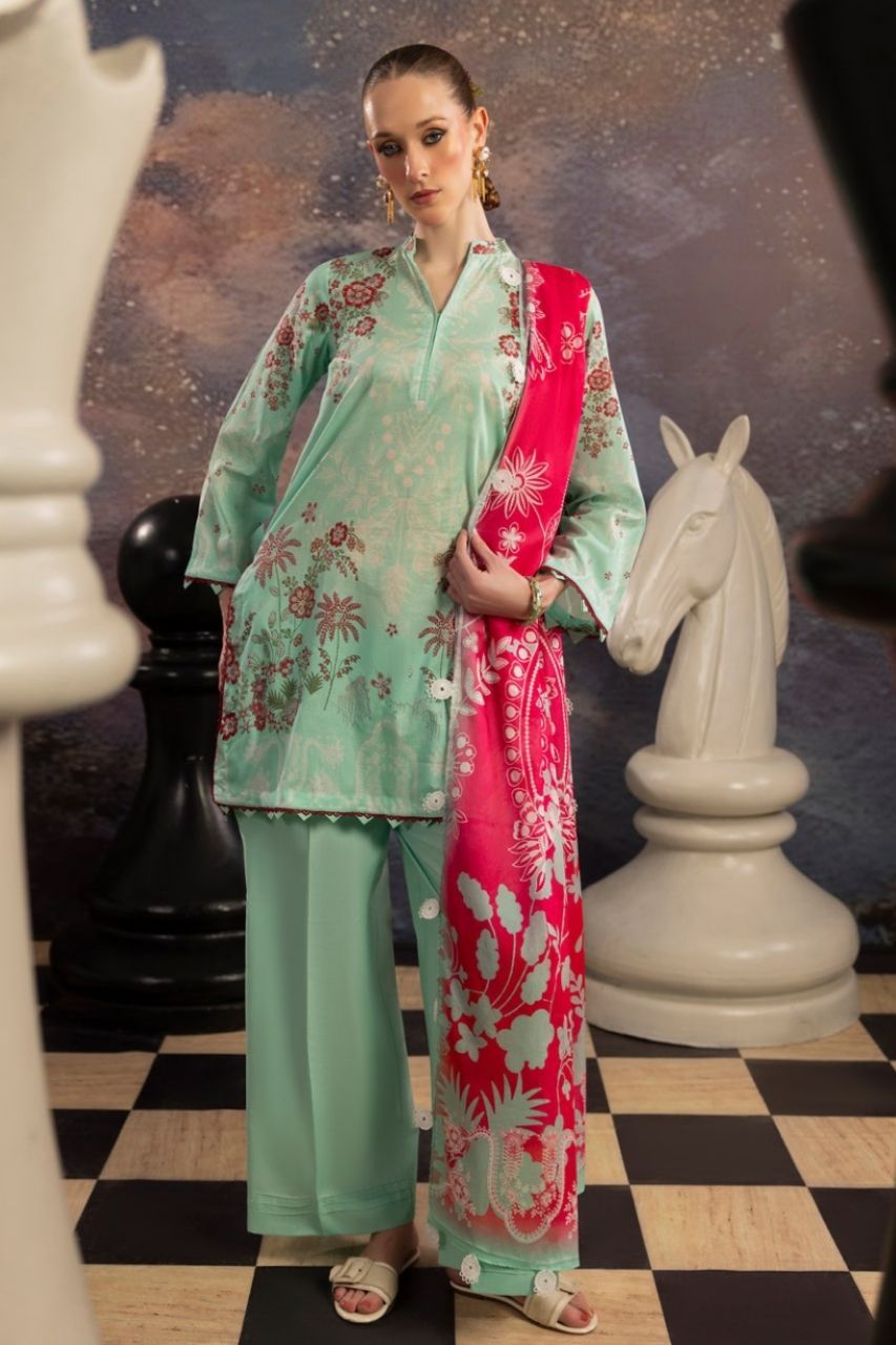 Dill Buro By Paltar Premium Printed Lawn-3PC