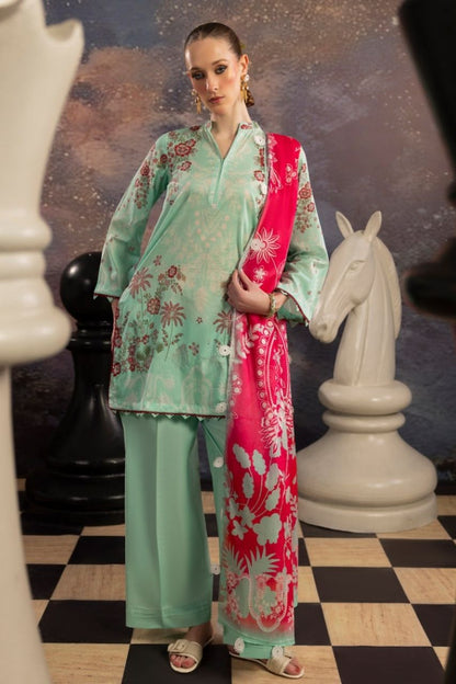 Dill Buro By Paltar Premium Printed Lawn-3PC