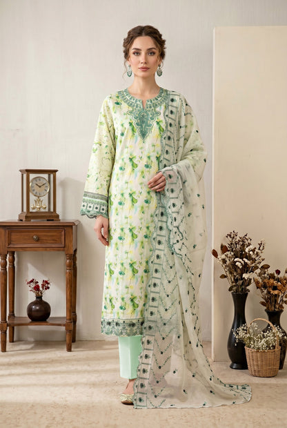 Marvel By Anaya Noor Digital Printed Lawn 3PC