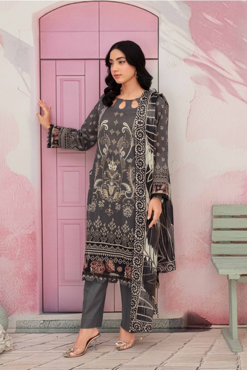 Fabiha By Feroza Digital Printed Lawn 3PC
