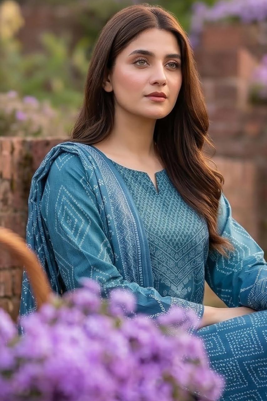 Mashaim Digital Printed Lawn 3PC