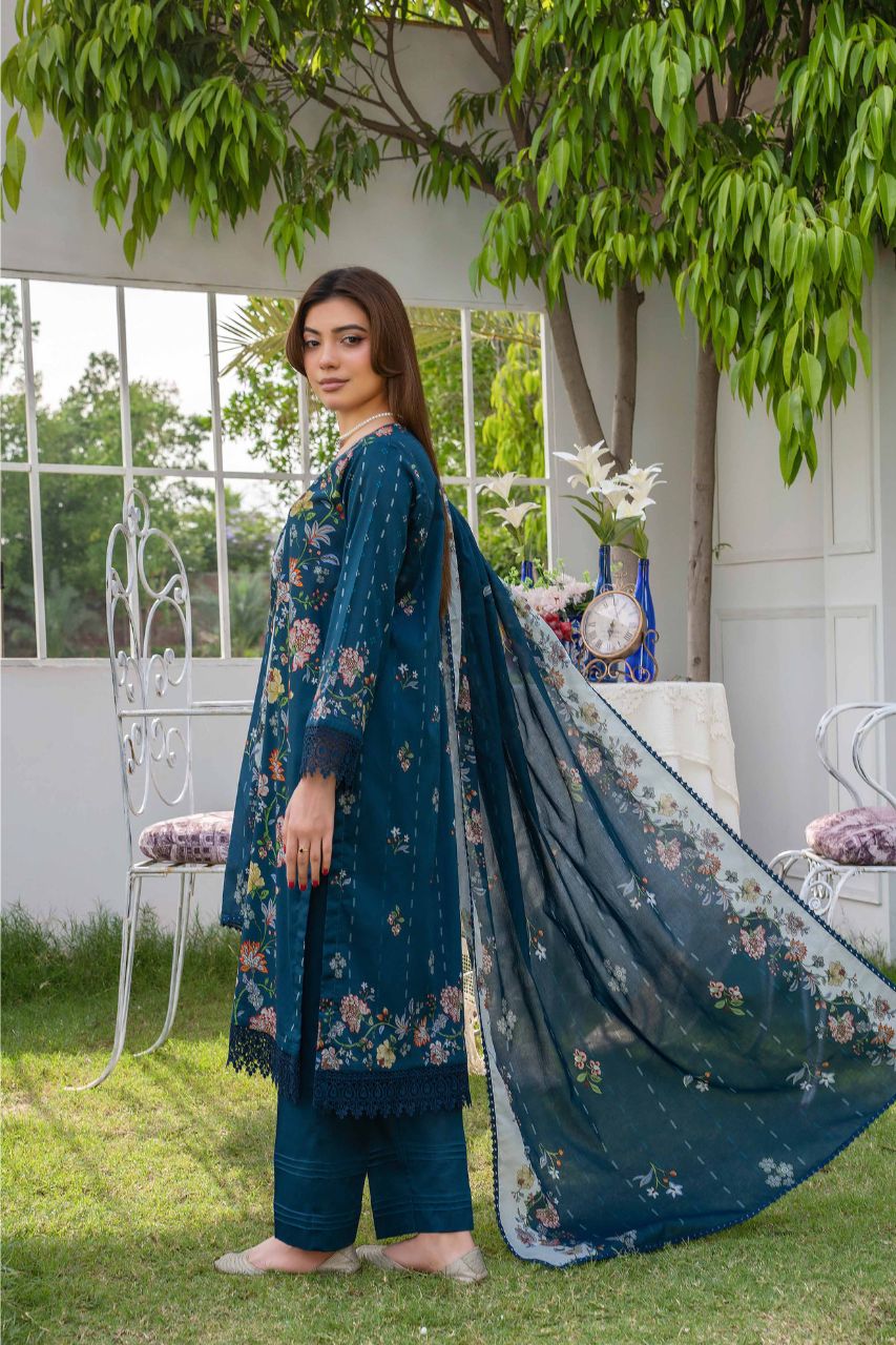 Raabi Premium Printed Lawn 3PC