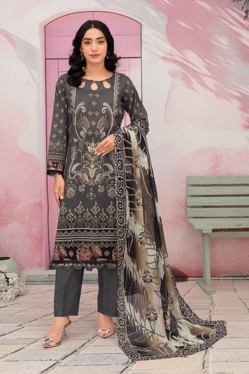 Fabiha By Feroza Digital Printed Lawn 3PC