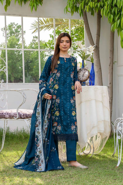 Raabi Premium Printed Lawn 3PC