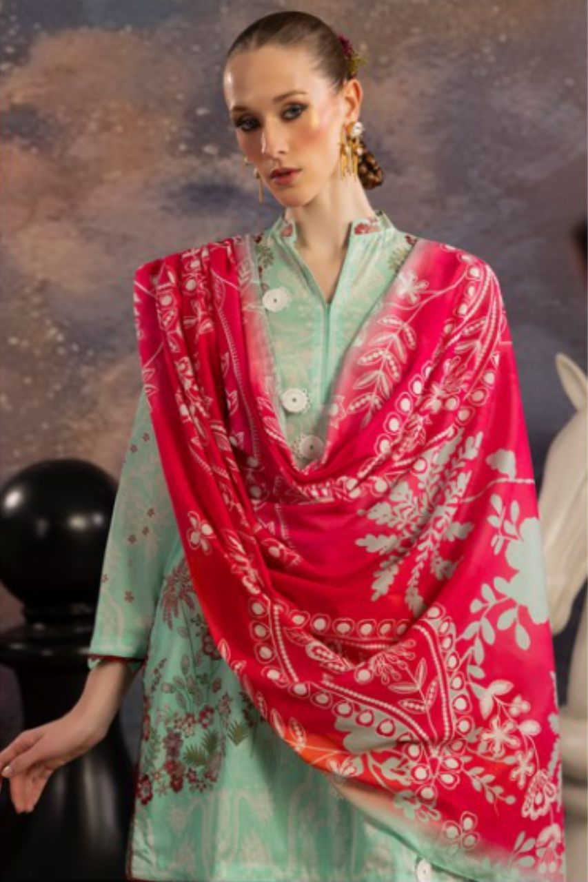 Dill Buro By Paltar Premium Printed Lawn-3PC