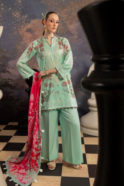 Dill Buro By Paltar Premium Printed Lawn-3PC