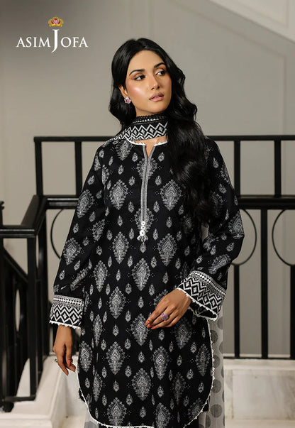 Asim Jofa Digital Printed Lawn 3PC