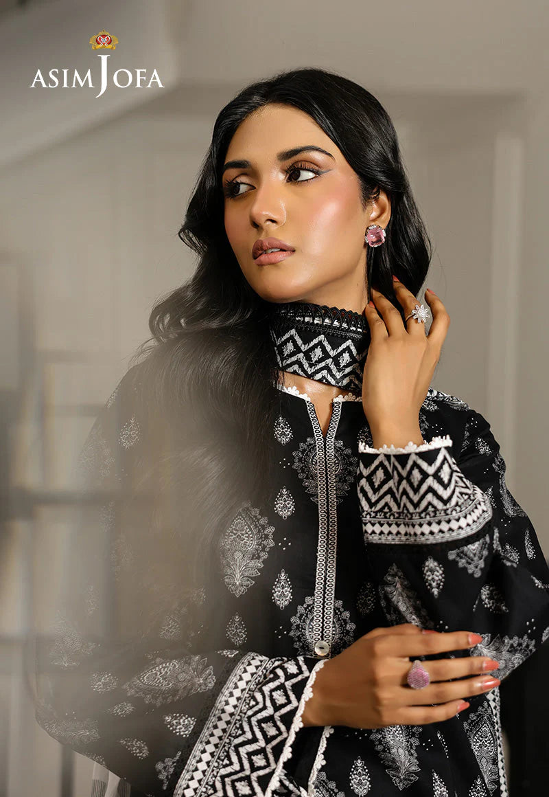 Asim Jofa Digital Printed Lawn 3PC