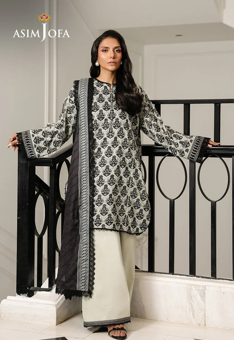 Asim Jofa Digital Printed Lawn 3PC