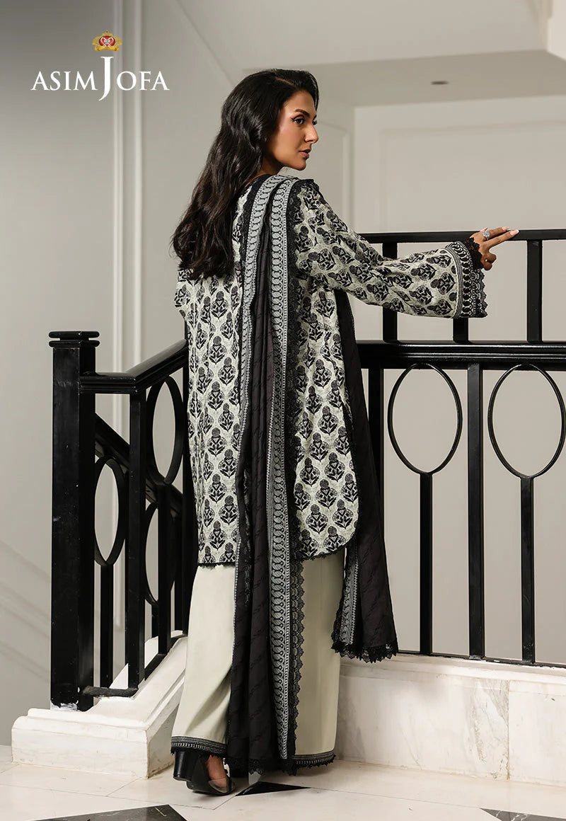 Asim Jofa Digital Printed Lawn 3PC