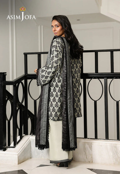 Asim Jofa Digital Printed Lawn 3PC