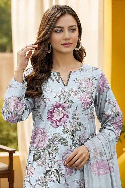 Muskan By Tawakkal Digital Embroidered Lawn 3PC