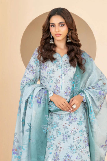 Elira By Tawakkal Digital Printed & Emb Lawn 3PC
