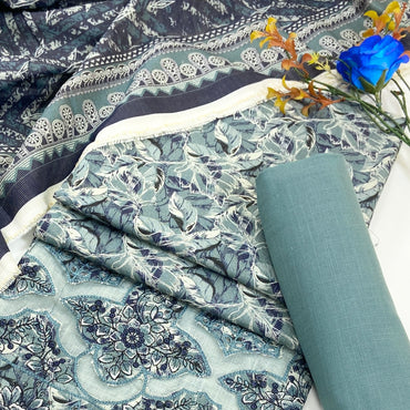 Anaya Noor Printed & Emb Khaddar 3PC