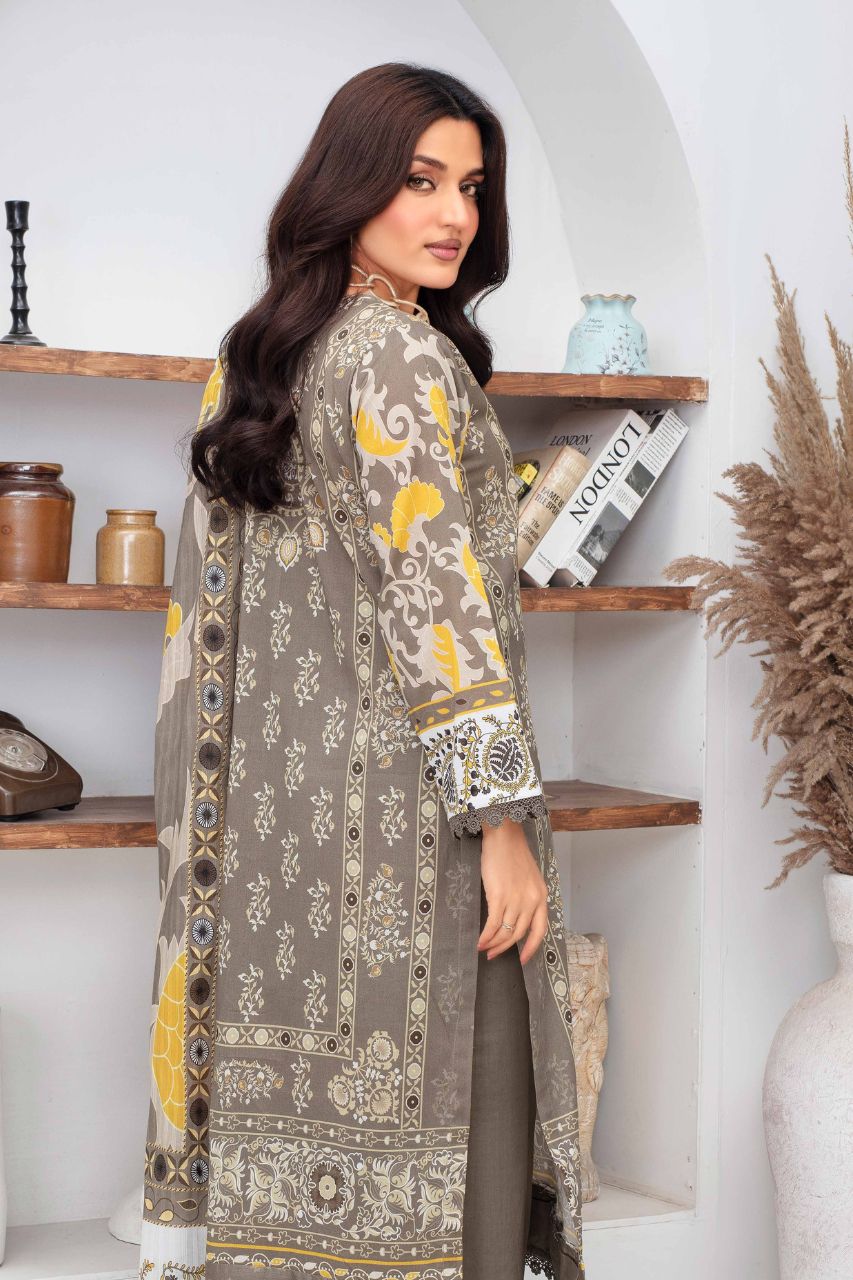 Fabiha By Feroza Digital Printed Lawn 3PC