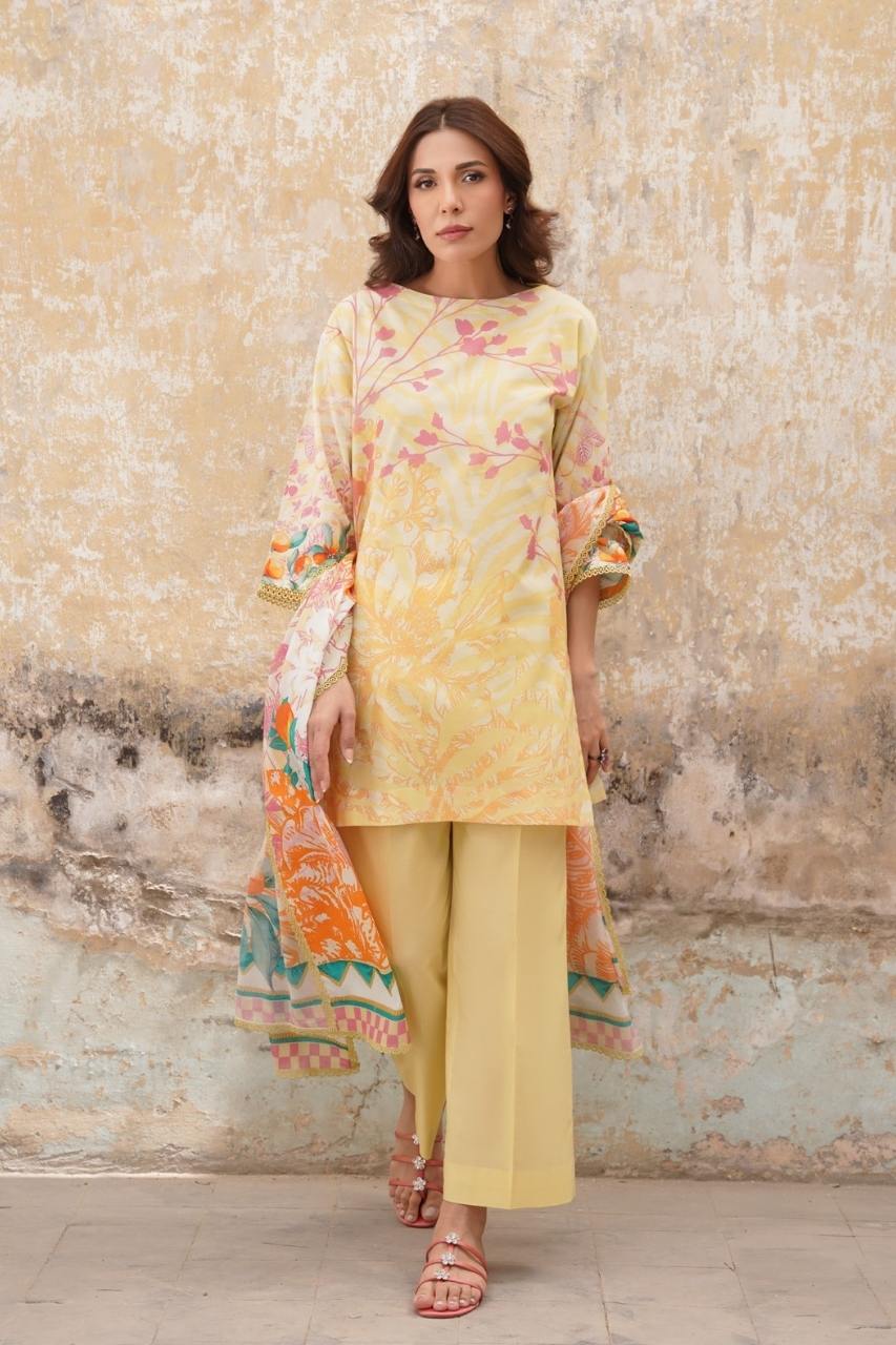 Saya Digital Printed Lawn 3PC