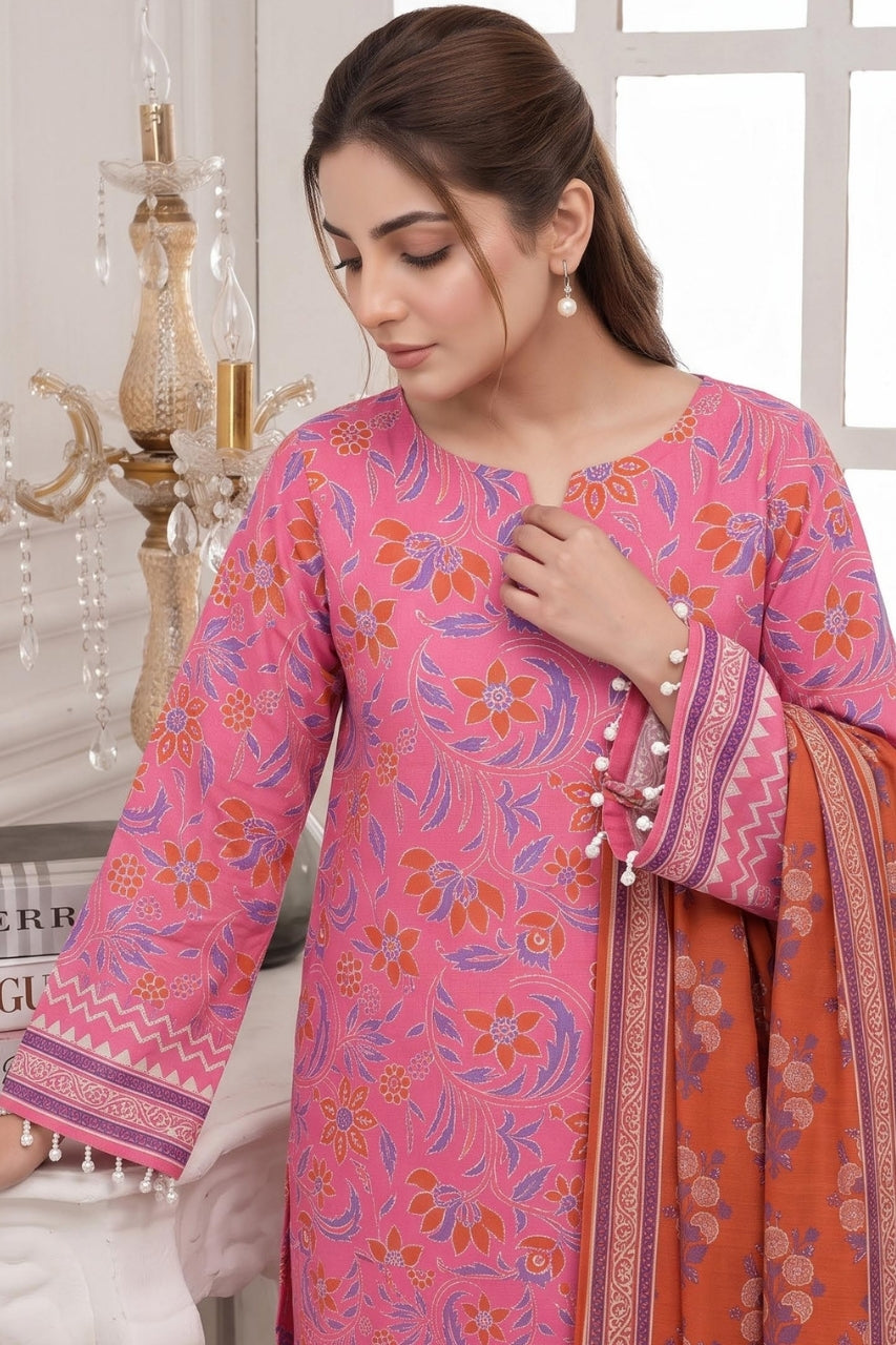Mashaim Digital Printed Khaddar 3PC