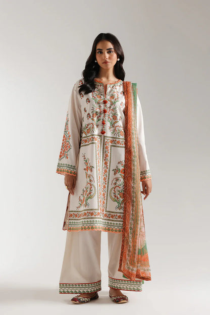 Ethnic Digital Printed Lawn 3PC