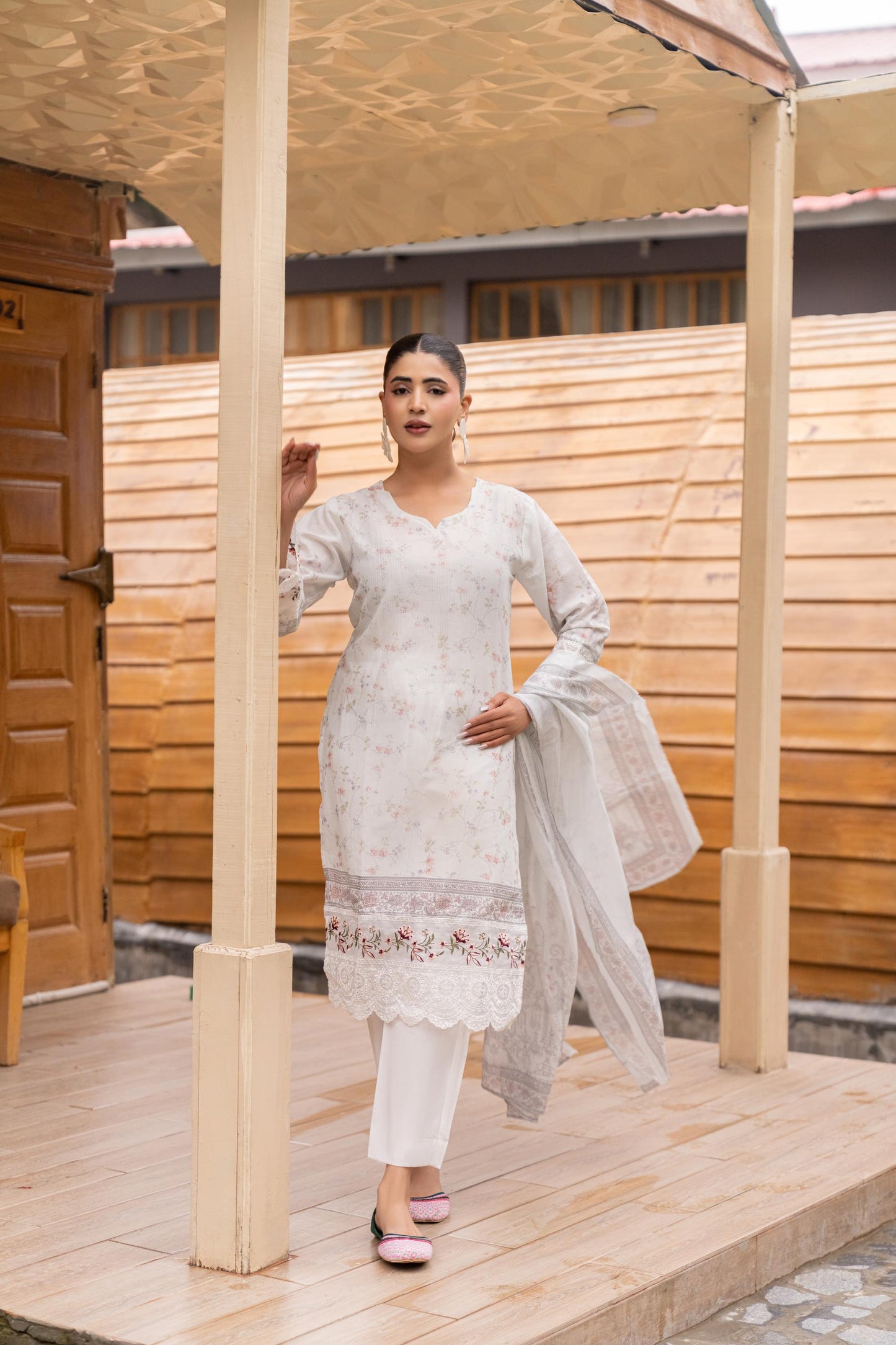 Shanaya Digital Emb Lawn 3PC