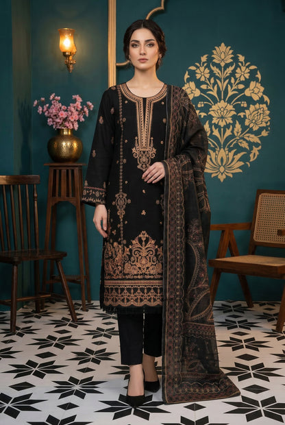 Shangrila By Anaya Noor Emb Baroshia Lawn 3PC