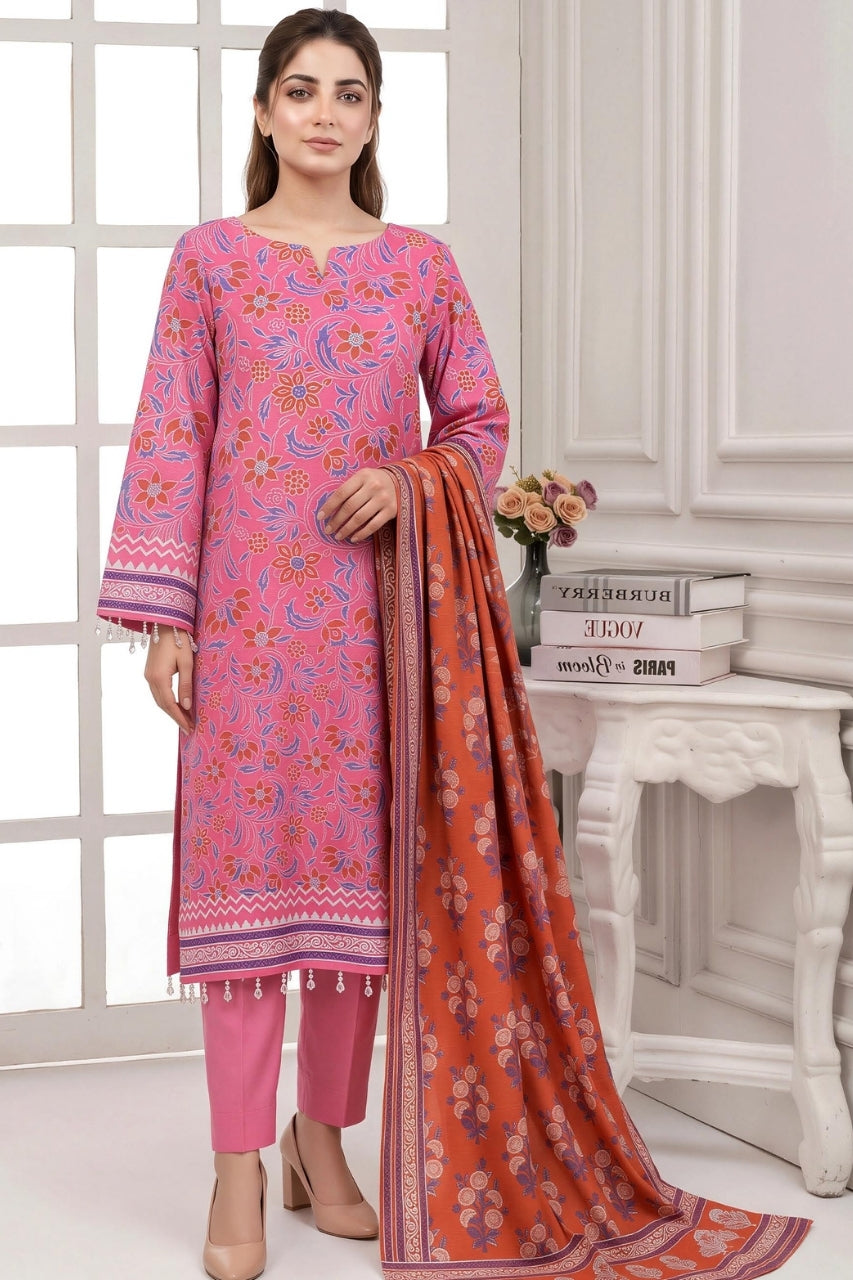 Mashaim Digital Printed Khaddar 3PC