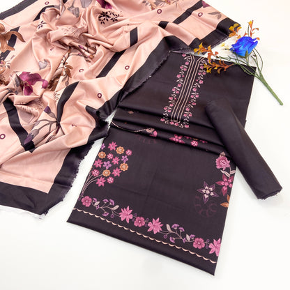 Nirvana By Shanaya Digital Printed Linen 3PC