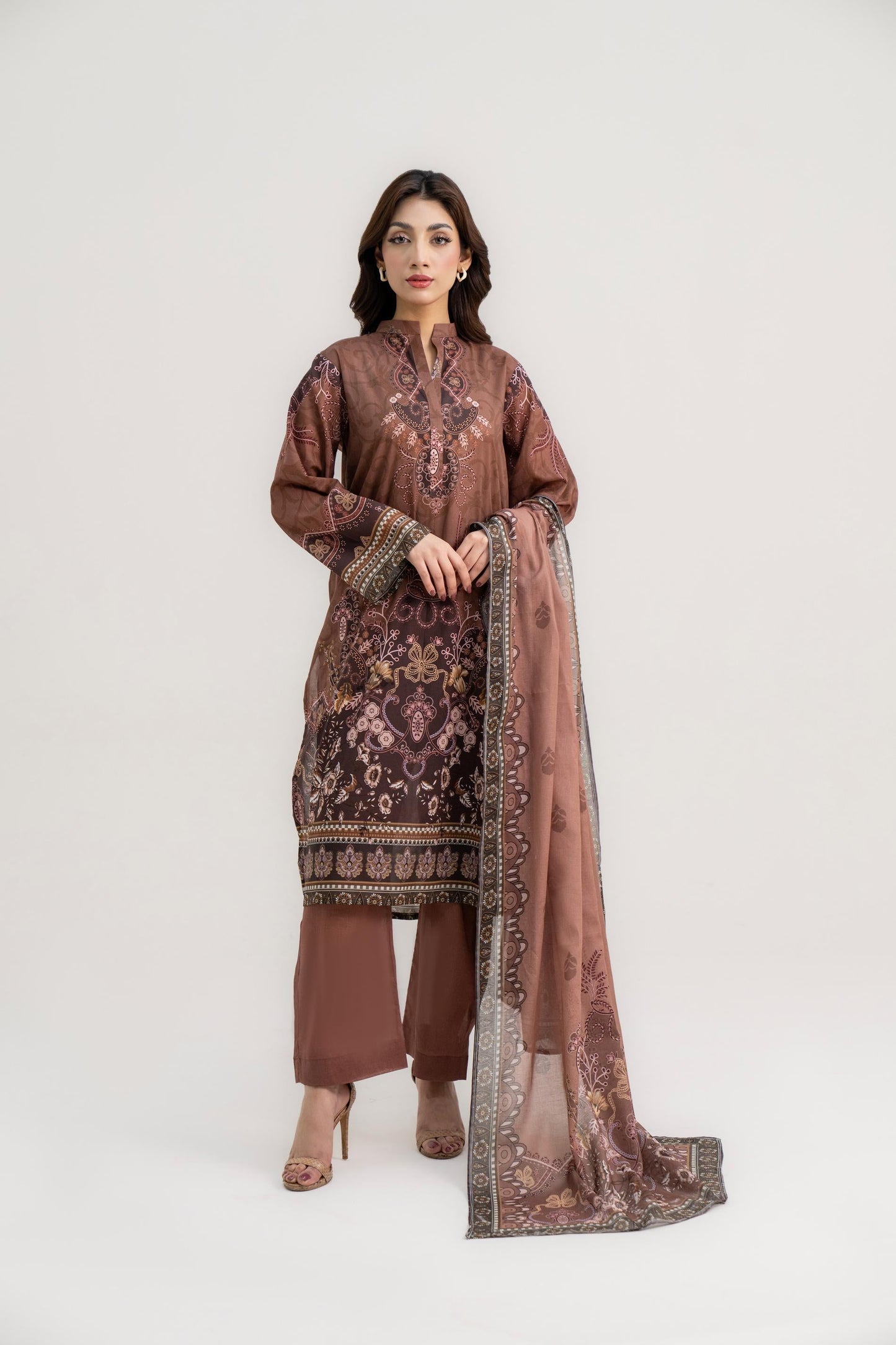 Sarah By Shanaya Premium Printed Lawn 3PC